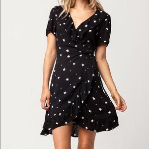 Tilly’s Full Tilt Ruffle Star Wrap Dress